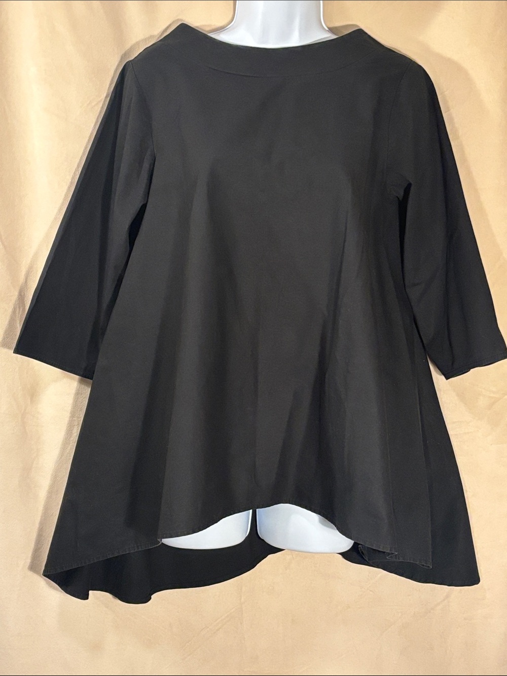 Amici by Baci Trapeeze Swing Cotton Top Italy Minimalist Modern Lagenlook Mod